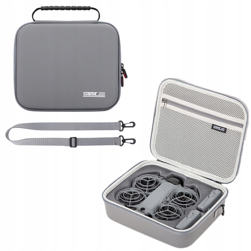 Torba z paskiem na ramię umożliwiająca wygodne przenoszenie drona.