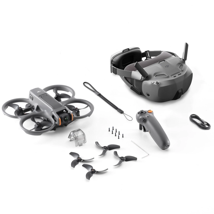 Dron DJI Avata 2 Fly Smart Combo (jedna bateria) - zawartość zestawu