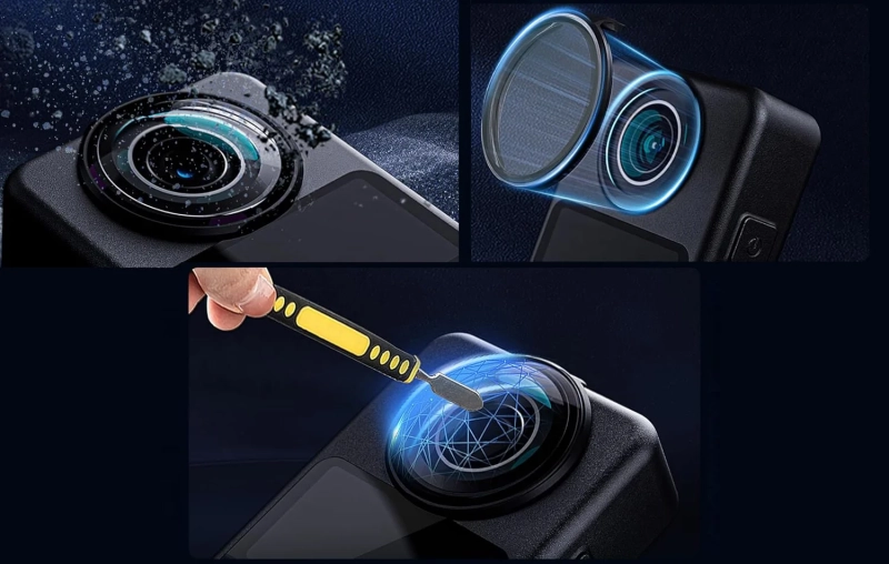 Osłony obiektywu STARTRC do DJI Osmo 360 szkło 2szt.