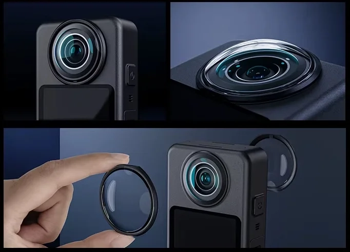 Osłony obiektywu STARTRC do DJI Osmo 360 szkło 2szt.