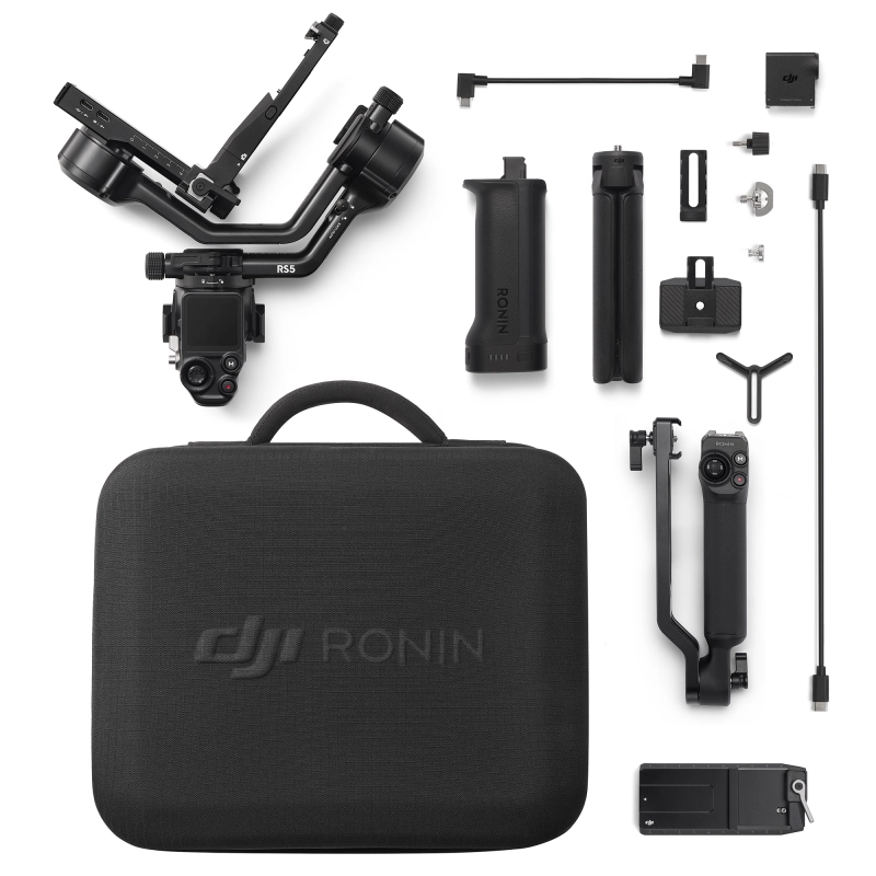 DJI RS 5 Combo - zawartość zestawu FLYSTORE-PL