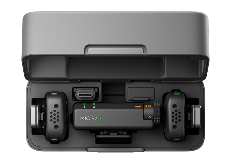 DJI Mic Mini （2TX+1RX+Etui ładujące）- System mikrofonów bezprzewodowych