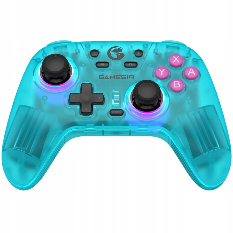 Trzy tryby połączenia: Bluetooth, klucz USB 2.4G i kabel Type-C w kontrolerze GameSir.