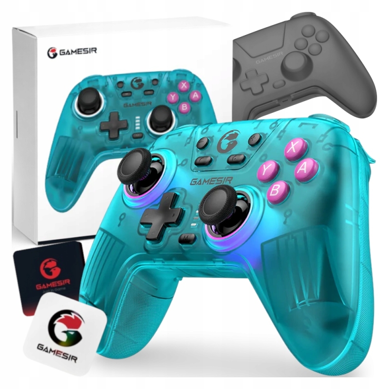 Szybkie wyzwalacze typu hair trigger umieszczone na obudowie pada GameSir Nova.