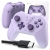 Fioletowy bezprzewodowy kontroler EasySMX T37 dedykowany do konsol Nintendo Switch i PC.