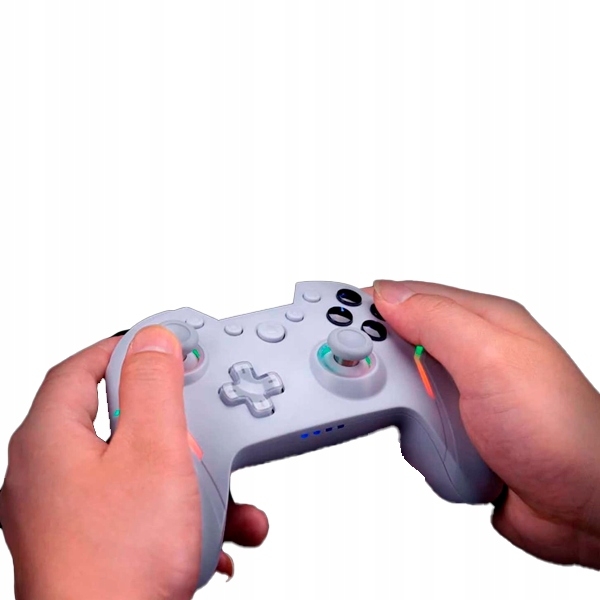 Ikony kompatybilności wskazujące współpracę pada EasySMX X20 z PC, Nintendo Switch i Android.