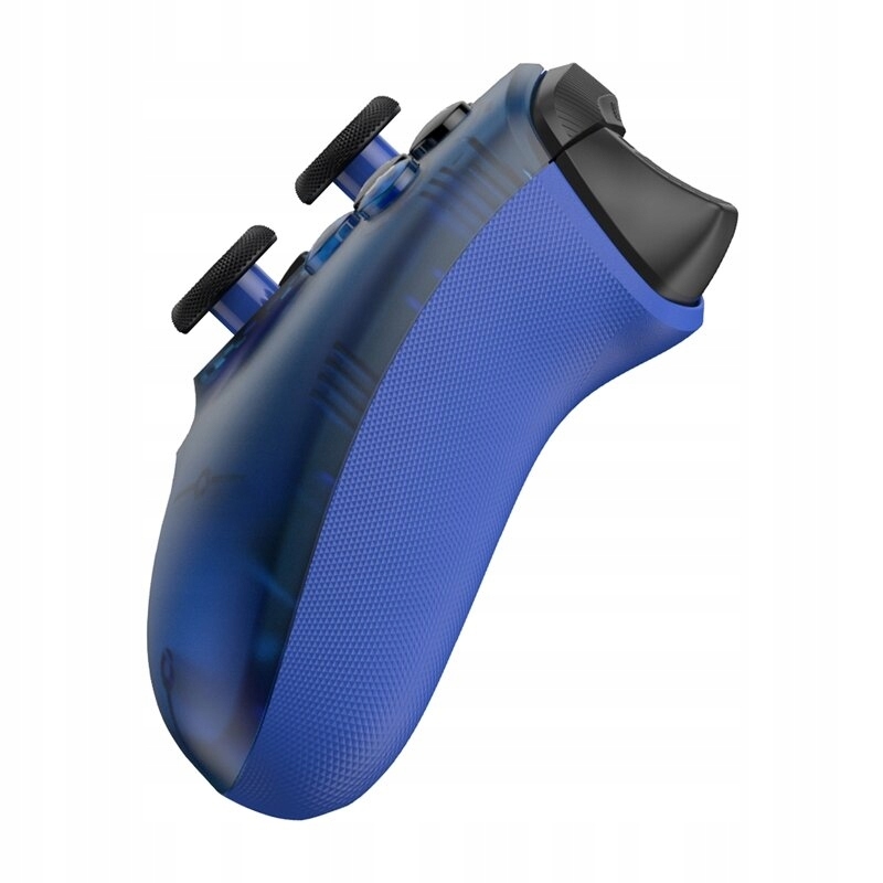 Pad GameSir T7 Blue sfotografowany z góry, ukazujący asymetryczny układ analogów.