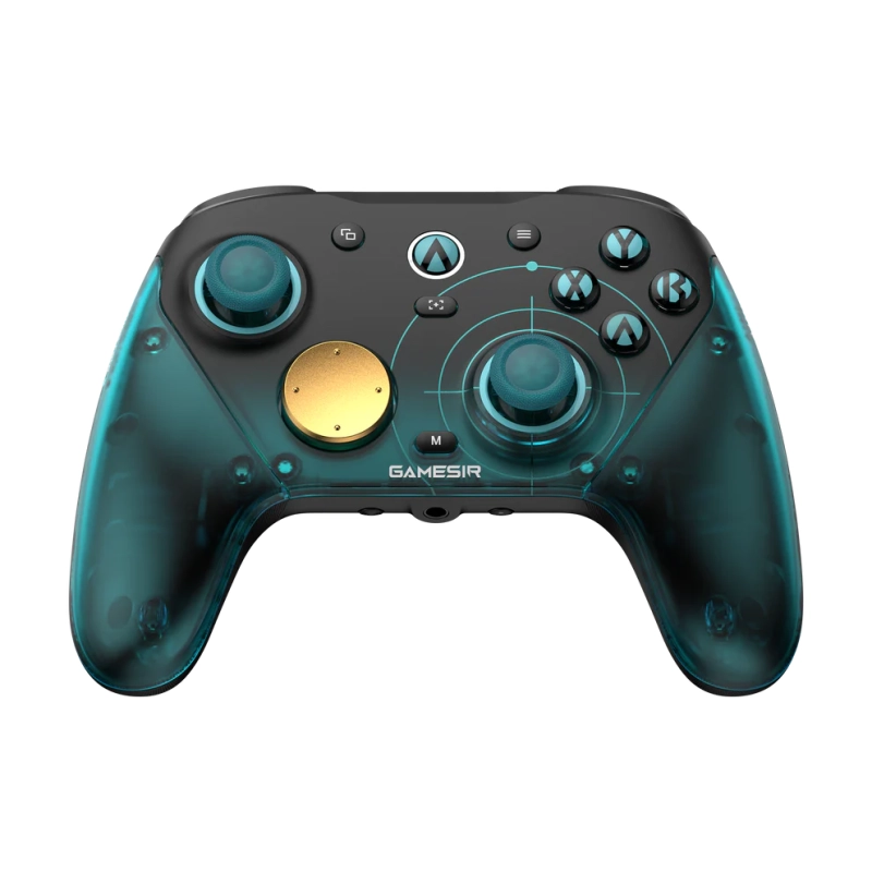 E-sportowy kontroler GameSir G7 Pro 8K w unikalnej, cyjanowej edycji Aimlabs.