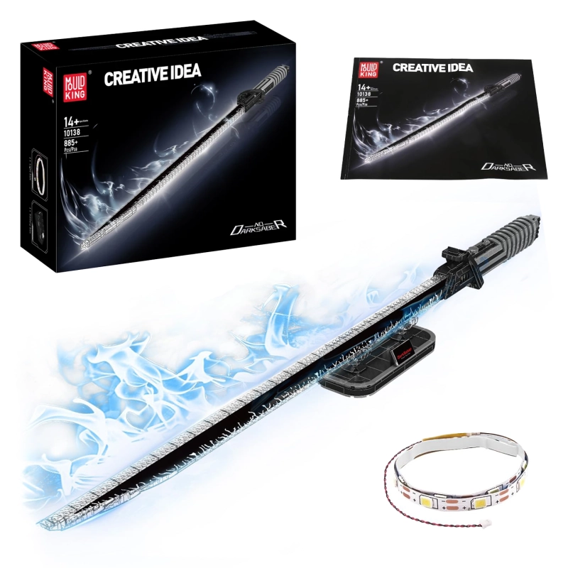Klocki Mould King 10138 - miecz Mandalorianina LED 116cm