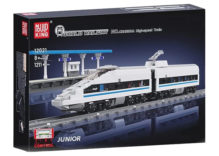 Klocki Mould King 12021 - zdalnie sterowany model pociągu