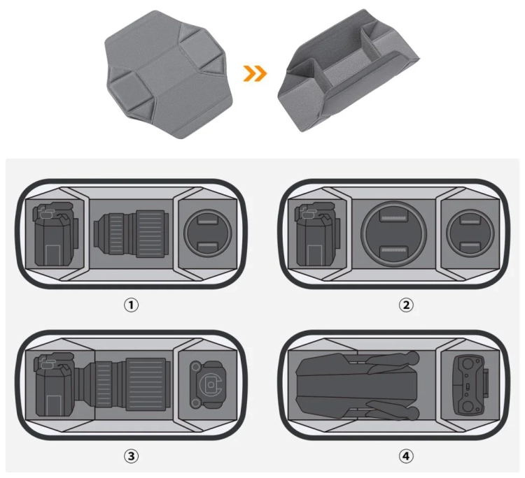 Torba fotograficzna K&F Concept 10L na aparat drona kamerę