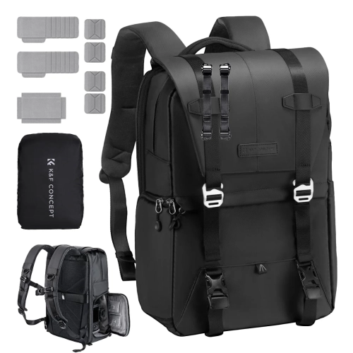 Plecak fotograficzny K&F Concept 20L + pokrowiec przeciwdeszczowy