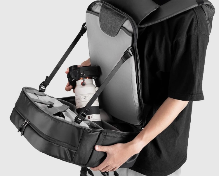 Plecak fotograficzny K&F Concept 20L + pokrowiec przeciwdeszczowy