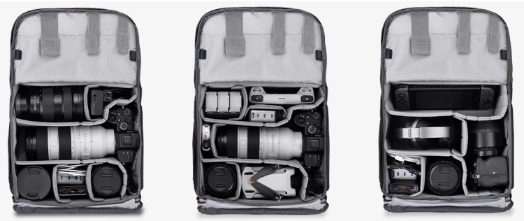 Plecak fotograficzny K&F Concept 20L + pokrowiec przeciwdeszczowy