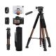 Statyw fotograficzny 75" K&F Concept lekki do aparatu telefonu z pilotem BT