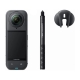 Kompletny zestaw zimowy Snowboard Bundle: kamera Insta360 X5, dedykowany kijek selfie i karta 128GB.