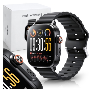 Smartwatch REALME Watch 5 42mm 1.97" GPS AMOLED (Czarny)