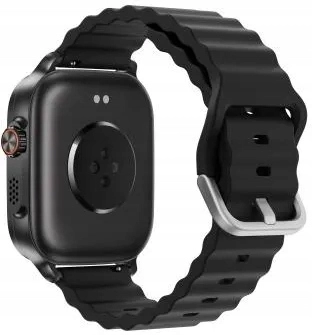 Zbliżenie na aluminiową koronkę funkcyjną na boku urządzenia Realme Watch 5.