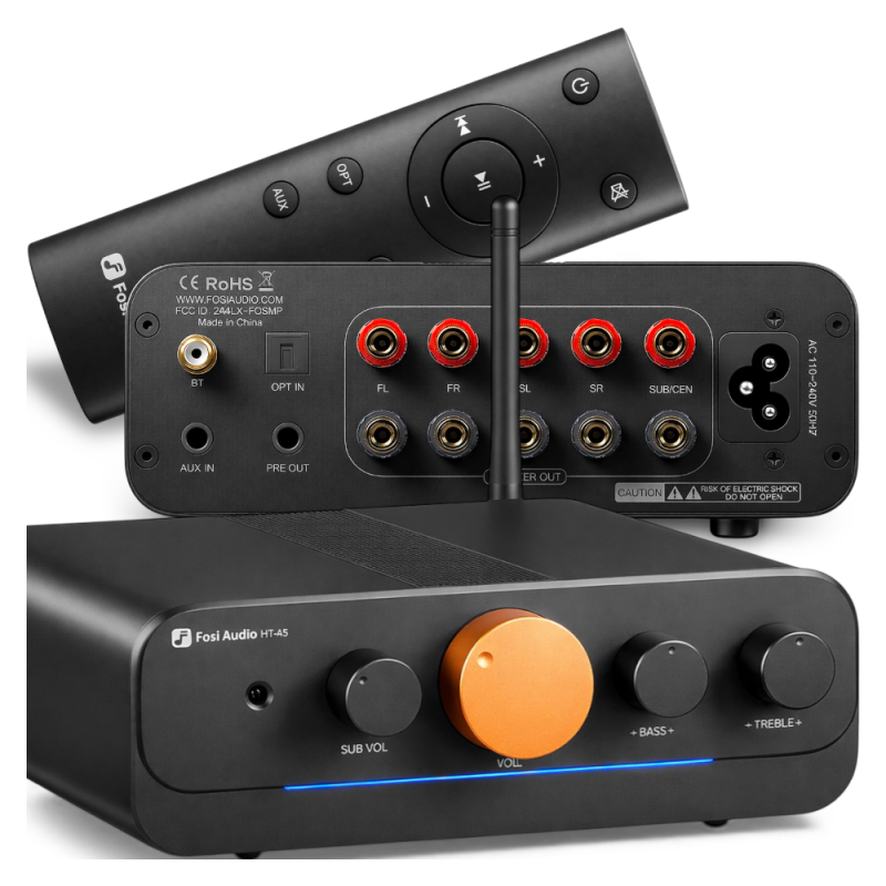Wielokanałowy wzmacniacz All-in-One Fosi Audio HT4S do 5 głośników AUX BT.png