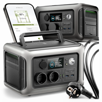 Przenośna stacja zasilania AllPowers R600 Czarna - OUTLET