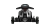 Czarny sportowy gokart wyposażony fabrycznie w asystenta zarzucania pojazdu Drift Assist System na tylną oś.