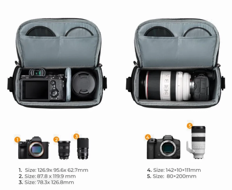 Torba-KF-CONCEPT-Camera-Sling-Bag-5l-Granatowy-szczegoly2.webp