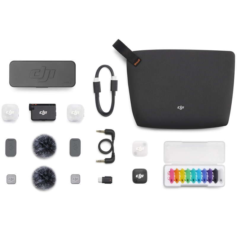 DJI-Mic-Mini-2-2TX+1RX+etui-ladujace-zestaw