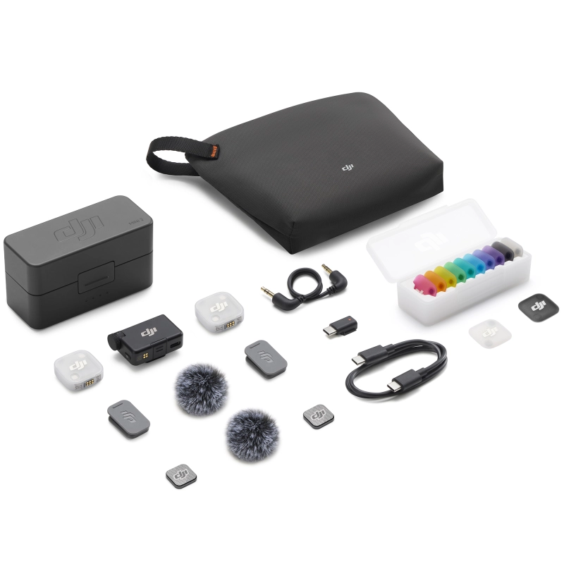 DJI-Mic-Mini-2-2TX+1RX+etui-ladujace-zawartosc-zestawu-na-ukos