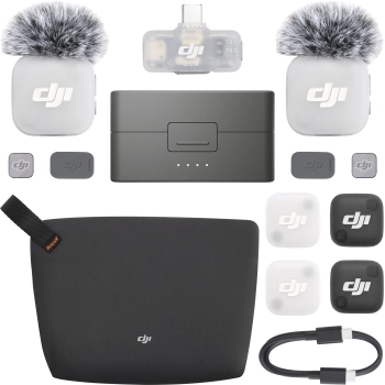 System mikrofonów bezprzewodowych DJI Mic Mini 2 (2 TX + 1 Mobile RX + etui ładujące)
