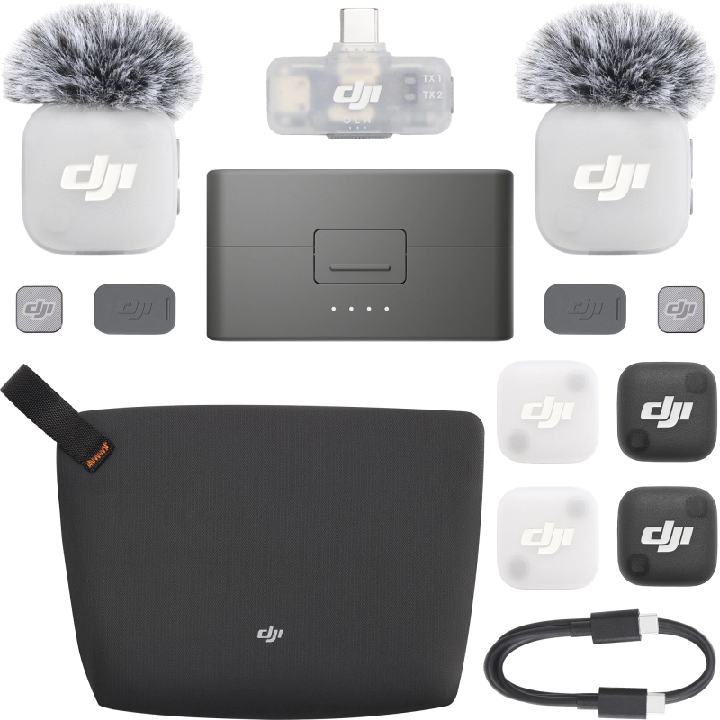 Zestaw-mikrofonow-DJI-Mic-Mini-2-(2-TX+1-Mobile-RX+etui-ladujace)