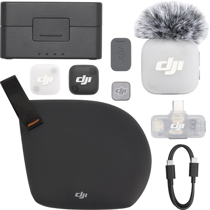 Zestaw-DJI-Mic-Mini-2(1-TX+1-Mobile-RX+etui-ladujace)