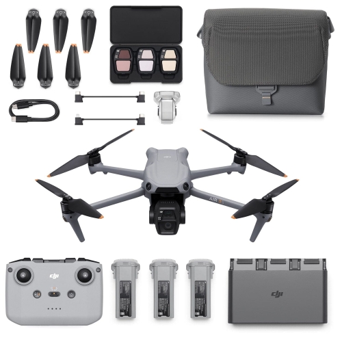 Dron DJI Air 3S Fly More Combo z kontrolerem DJI RC-N3 zestaw FMC