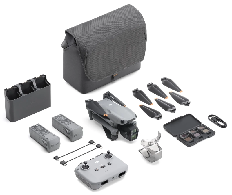 Dron DJI Air 3S z kontrolerem DJI RC-N3 4K 120FPS 50MP