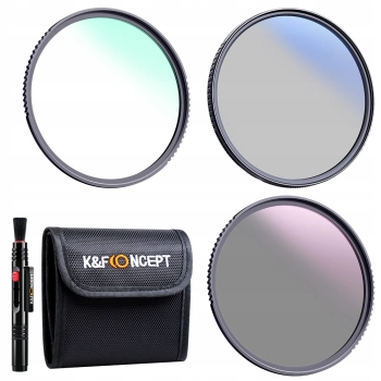 Zestaw Filtrów K&F Concept Nano-K UV + CPL + ND4 (67mm)