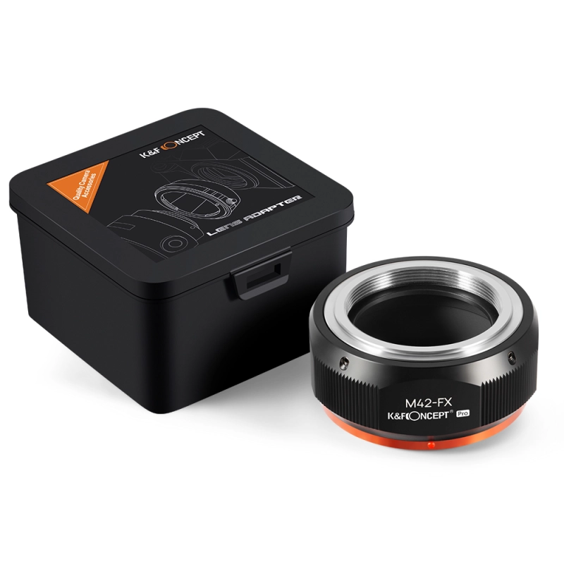 Adapter bagnetowy K&F Concept PRO z gwintem M42 na bezlusterkowce z systemem mocowania Fuji FX.