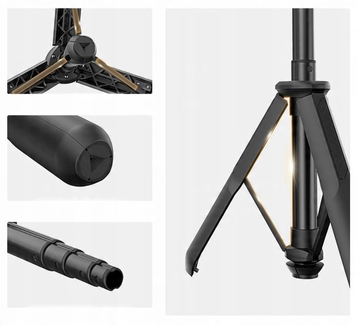 Wielofunkcyjny kijek Selfie Stick i statyw K&F Concept 4w1 z wbudowanym pilotem Bluetooth 5.2.