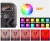 Symulacja trybu oświetlenia RGB w kompaktowej lampie wideo LED dla twórców internetowych.