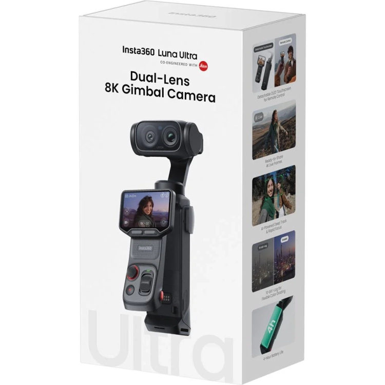 Insta360 Luna Ultra 8K Gimbal Camera Standard Bundle (Cosmic Black) box pudelko.webp