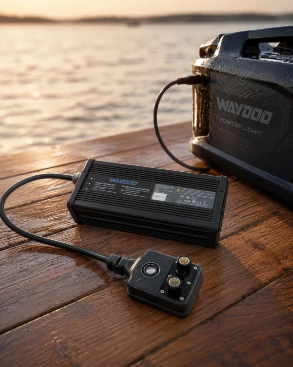 ladowarka-waydoo-evo-do-akumulatorow-powerflight-na-pomoscie