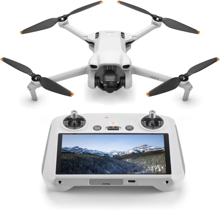 Dron 249g DJI Mini 3 + DJI RC 4K 38 min GPS 6 km