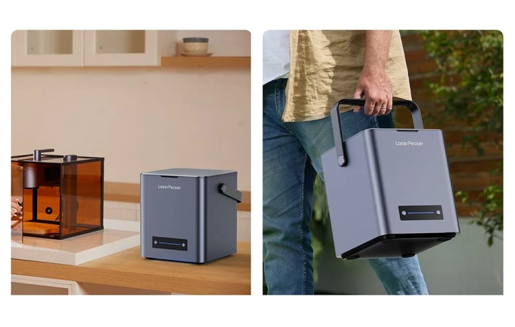 laserpecker-air-purifier-podczas-pracy-przy-grawerowaniu