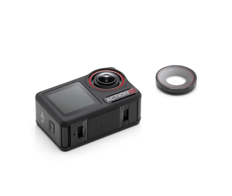 Kamera Sportowa Osmo Action 5 Pro i obiektyw do kamery