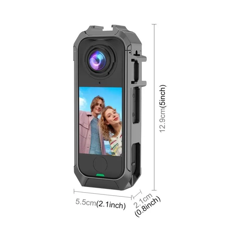 puluz-pu1063h-szara-obudowa-do-insta360-x4-air-z-zamontowana-kamera