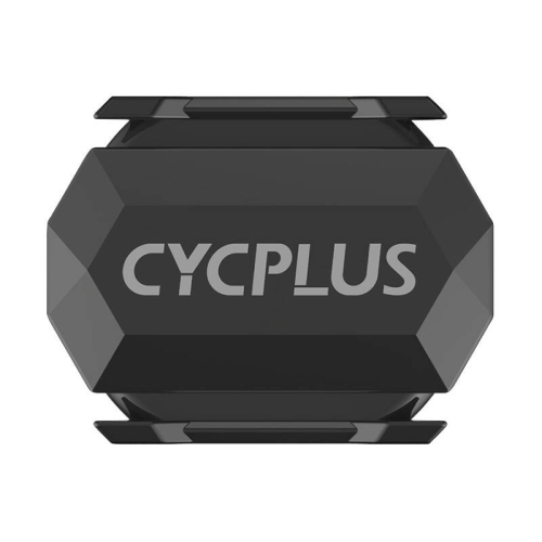 Schemat graficzny pokazujący czujnik Cycplus i jego bezprzewodowe połączenie ANT+ z komputerem rowerowym.