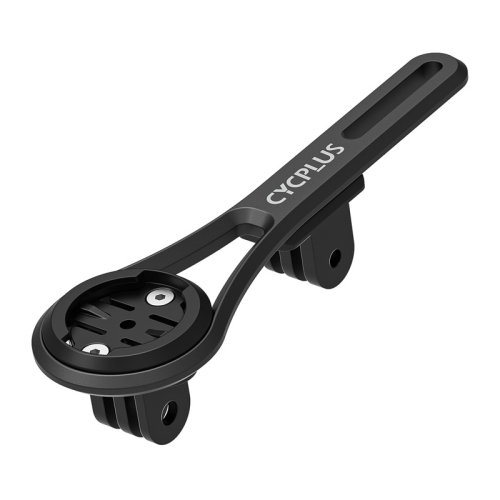 Czarny uchwyt rowerowy Cycplus Z3 z okrągłym gniazdem montażowym na jasnym tle.
