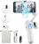 Gimbal Hohem iSteady V3 biały ze smartfonem, pilotem, lampą AI, kablem i etui