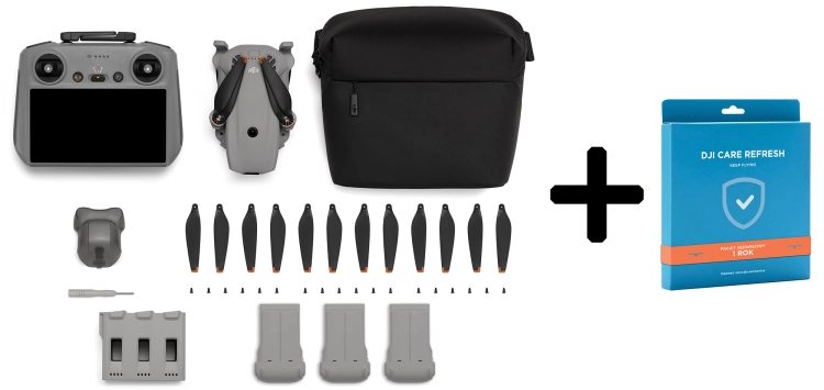 Dron-DJI-Lito-X1-Fly-More-Combo-plus-RC-2-Care-Refresh-roczny