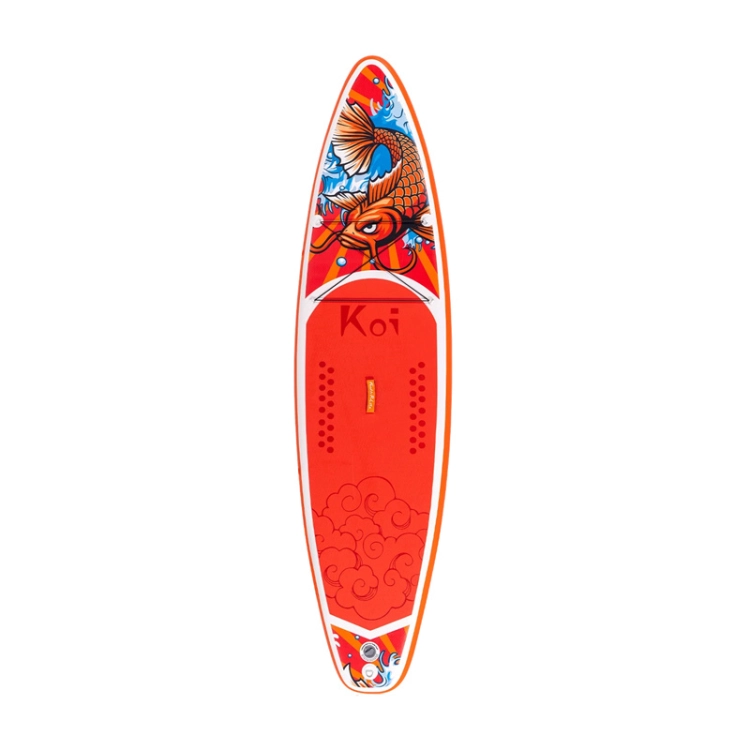 czerwona-deska-sup-funwater-feath-r-lite-koi-widok-z-gory