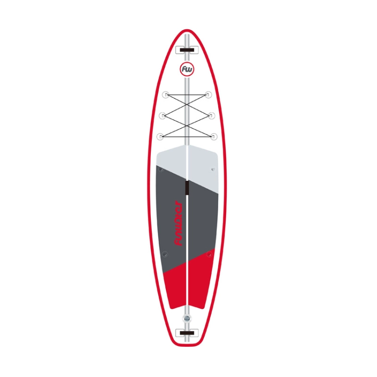 czerwono-biala-deska-sup-funwater-supfw69c-widok-z-gory