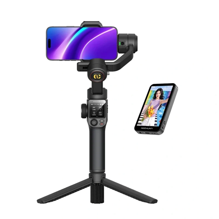 Gimbal-AOCHUAN-S3-z-dodatkowym-ekranem.webp
